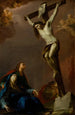 Modello pour un retablo della Crocifissione con la Vergine Maria, Maddalena e San Giovanni - Pietro Bardellino — vista dell’opera