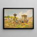 Il Tempio di Vesta, Roma - Pietro Barucci — quadro incorniciato alla parete