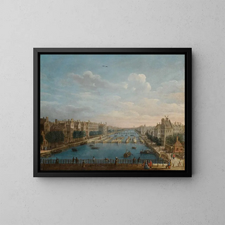 Pietro Bellotti - A View Of The Binnen Amstel Looking North.webp