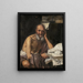 Socrate - Pietro Bellotti — quadro incorniciato alla parete