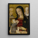 Vierge à l'Enfant avec Saint Bernardin et Sainte Catherine de Sienne - Pietro di Domenico — vista dell’opera
