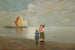 sulla spiaggia - Pietro Fragiacomo — vista dell’opera
