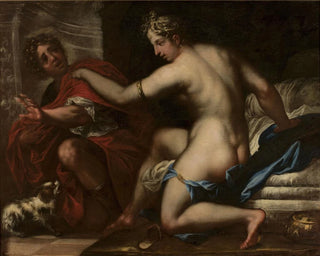 Giuseppe e la moglie di Potifar - Pietro Liberi — vista dell’opera