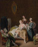 Il risveglio della dama - Pietro Longhi — vista dell’opera