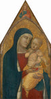 Vierge à l'Enfant avec le Christ bénissant - Pietro Lorenzetti — vista dell’opera