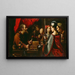 Achille tra le ragazze di Lycomède - Pietro Paolini — quadro incorniciato alla parete