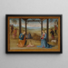 La Natività - Pietro Perugino — quadro incorniciato alla parete