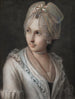 Una giovane donna elegante con un cappello di pizzo - Pietro Rotari — vista dell’opera