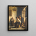 Un rasage di precisione - Pietro Saltini — quadro incorniciato alla parete