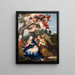 La Sainte Famille avec les anges - Pietro da Cortona — quadro incorniciato alla parete