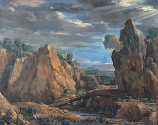 Le miniere di allume di Tolfa - Pietro da Cortona — vista dell’opera