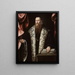 Ritratto di un gentiluomo - Pietro de Marescalchi — quadro incorniciato alla parete