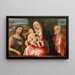 Vergine con Bambino - Pietro degli Ingannati — quadro incorniciato alla parete
