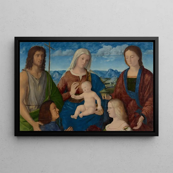 Pietro degli Ingannati - Virgin and Child with Saints and Donors.webp