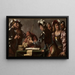Chiromante - Pietro della Vecchia — quadro incorniciato alla parete