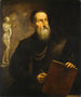 Autoritratto immaginario di Tiziano - Pietro della Vecchia — vista dell’opera