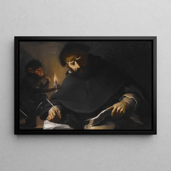 Pietro della Vecchia - St Dominic and the Devil.webp