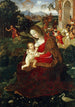 Vierge à l'Enfant avec Saint Jean-Baptiste - Pinturicchio — vista dell’opera