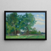 Paesaggio di campagna - Piotr Hipolit Krasnodbski — quadro incorniciato alla parete
