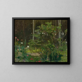 Piotr Hipolit Krasnodbski - Forest landscape.webp