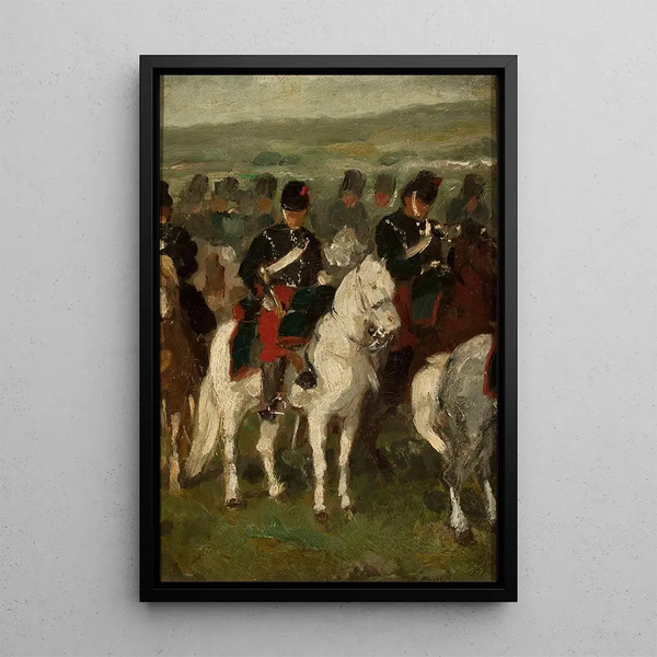 Cavalerie - Piotr Michałowski — quadro incorniciato alla parete