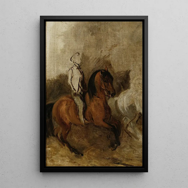 Esquisse de cavalier - Piotr Michałowski — quadro incorniciato alla parete