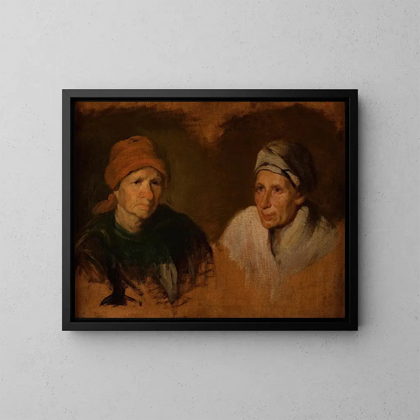 Donne contadine - Piotr Michałowski — quadro incorniciato alla parete