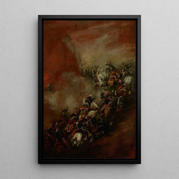 Somosierra - Piotr Michałowski — quadro incorniciato alla parete