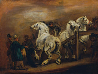Mercato dei cavalli - Piotr Michałowski — vista dell’opera
