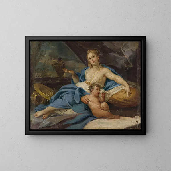 Venere distesa - Placido Costanzi — quadro incorniciato alla parete