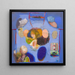 Pll blu - Tiit Psuke — quadro incorniciato alla parete