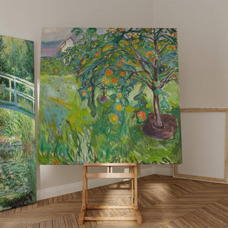 Pommier près de l'atelier - Edvard Munch | Reproduction Tableau Décoration murale affiche copie