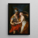 Allégorie della Pace e della Guerra - Pompeo Batoni — quadro incorniciato alla parete