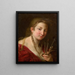 Allégorie della pittura - Pompeo Batoni — quadro incorniciato alla parete