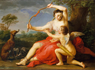 Diane e Cupido - Pompeo Batoni — vista dell’opera