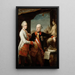 L'Imperatore Giuseppe II con il granduca Pietro Leopoldo di Toscana - Pompeo Batoni — quadro incorniciato alla parete