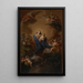 La Vierge à l'Enfant en gloire - Pompeo Batoni — quadro incorniciato alla parete