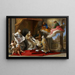 Il Papa Benedetto XIV che presenta l'encyclique Ex Omnibus al Conte di Stainville, futuro Duca di Choiseul - Pompeo Batoni — quadro incorniciato alla parete