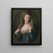 Ritratto di una donna tradizionalmente identificata come Margaret Stuart Lady Hippisley - Pompeo Batoni — quadro incorniciato alla parete