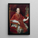 Portrait du pape Pie VI, Giovanni Angelo Braschi - Pompeo Batoni — quadro incorniciato alla parete