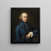 Ritratto di un gentiluomo - Pompeo Batoni — quadro incorniciato alla parete