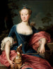 Ritratto di una dama in Diane cacciatrice - Pompeo Batoni — vista dell’opera