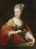 Ritratto di una dama tradizionalmente identificata come Alexandra Evichovna Demidov nel ruolo di Cleopatra - Pompeo Batoni — vista dell’opera