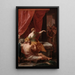 Samson et Dalila - Pompeo Batoni — quadro incorniciato alla parete