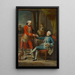 Sir Sampson Gideon et un compagnon non identifié - Pompeo Batoni — quadro incorniciato alla parete