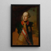 Studio per il ritratto dell'imperatore Giuseppe II - Pompeo Batoni — quadro incorniciato alla parete