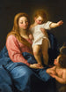 La Vierge à l'Enfant avec le petit Saint Jean-Baptiste - Pompeo Batoni — vista dell’opera