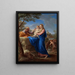 Il riposo durante la fuga in Egitto - Pompeo Batoni — quadro incorniciato alla parete