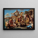 Il Trionfo di Venezia - Pompeo Batoni — quadro incorniciato alla parete