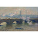 Riproduzione del dipinto Ponte di Waterloo, giornata grigia - Claude Monet
